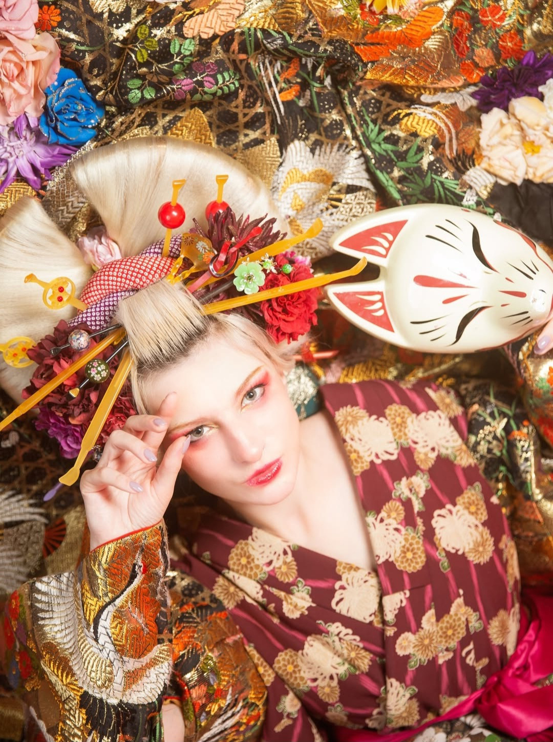 Traditional kimono shoot